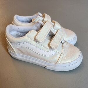 Vans Toddler Girl Size 7 Glitter Sneaker